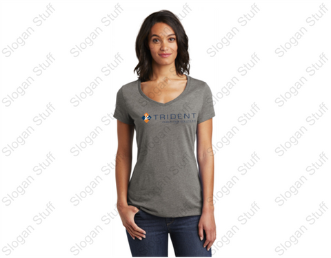TRIDENT Women's V neck  Short Sleeve VIP