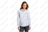 TRIDENT Port Authority® SuperPro™ Oxford Stripe Shirt