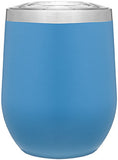 12oz thermal tumbler with copper vibrant colors aqua