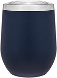 12oz thermal tumbler with copper vibrant colors NAVY